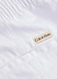 Calvin Klein Jeans Yüksek Bel Normal Beyaz Kadın Pantolon J20J225340YAA
