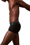 Calvin Klein Erkek Siyah 3'lü Low Rise Boxer Trunk 000NB3611A 
