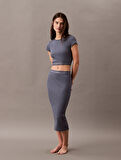CALVIN KLEIN RIB CROP TEE T-Shirt