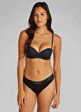 Calvin Klein Siyah Straplez Sütyen LV00QF8252 CK WOMEN