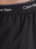 Calvin Klein 00GWS4S819UB1-WO Siyah Lastikli Bel Normal Düz Kadın Şort