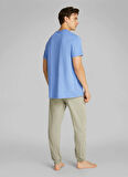 Calvin Klein Mavi Erkek T-Shirt 000NM2748EPWB