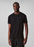 Calvin Klein Jeans Bisiklet Yaka Düz Siyah Erkek T-Shirt LVGMS5K176UB1 SS LT WT TEE