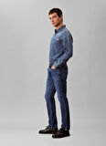 Calvin Klein Jeans Normal Bel Slim Fit Mavi Erkek Denim Pantolon LV04RB735GASA SLIM HAMPTON JEAN