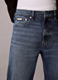 Calvin Klein Jeans Normal Bel Straight Mavi Erkek Denim Pantolon LV04RB770G587 STNDRD STRGHT TINTED