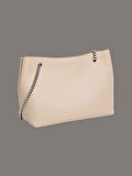 SCULPTED CHAIN SHOULDER BAG