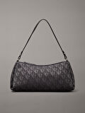 CALVIN KLEIN DROP MONOGRAM LG SHOULDER BAG Omuz Çantası