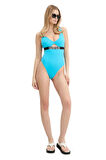 Calvin Klein Kadın Mavi Mayo KW0KW02746 