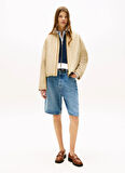 Tommy Hilfiger Standart Bej Kadın Ceket WW0WW45619AEX