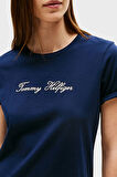 Tommy Hilfiger Kadın T Shirt WW0WW47210 C1G