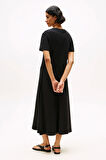 Kadın Modern Cody Ankle Elbise - Siyah | L