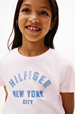 Kız Çocuk Hilfiger Graphic T-Shirt - Pembe | 10 Yaş