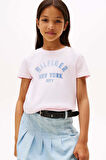 Kız Çocuk Hilfiger Graphic T-Shirt - Pembe | 16 Yaş