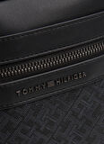 Tommy Hilfiger Siyah Erkek Postacı Çantası TH MONOGRAM MINI REPORTER