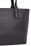 Kadın TH Logotape Mini Tote El Çantası - Siyah | undefined