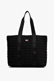 Kadın Urban Quilted Tote Çanta - Siyah | undefined