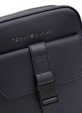 Tommy Hilfiger Lacivert Erkek Postacı Çantası TH FOUNDATION MINI REPORTER