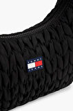 Kadın TJW Urban X-Body Quilted Omuz Çantası- Siyah | undefined