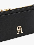 Tommy Hilfiger TH DISTINCT LONG CC HOLDER Kadın Siyah Kartlık AW0AW17481BDS