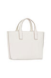 Kadın TH Logotape Mini Tote El Çantası - Beyaz  | undefined