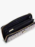 Tommy Hilfiger TH JACQUARD LRG ZA Kadın Mavi Cüzdan AW0AW17478DW6