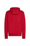 Erkek Th Chest Logo Drawstring Sweatshirt - Kırmızı | XL