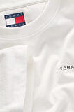 Erkek Slim Fit Minimal Logo T-Shirt - Ekru | S