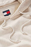 Erkek Cropped Fit Kapüşonlu Kol Baskılı Sweatshirt - Bej | L