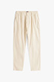 Erkek Rahat Konik Kesim Pantolon - Krem | 32/32