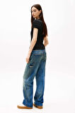 Kadın Slim Fit Logolu T-Shirt - Siyah | XS
