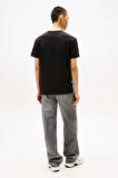 Erkek Tommy Dna Bayrak T-Shirt - Siyah | M