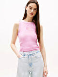 Tommy Jeans TJW SLIM GRADIENT FLAG TANK Kadın Pembe T-shirt DW0DW20920U06