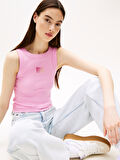 TOMMY HILFIGER Kadın  Pembe T-Shirt DW0DW20920 U06