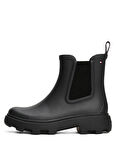 Tommy Hilfiger  Siyah Kadın Yağmur Çizmesi FW0FW08637