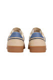 Erkek The Greenwich Süet ve Deri Detaylı Kort Sneaker - Bej/Mavi | 40