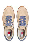 Erkek The Greenwich Süet ve Deri Detaylı Kort Sneaker - Bej/Mavi | 40