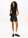 TOMMY HILFIGER Kadın  Siyah T-Shirt DW0DW20896 BDS