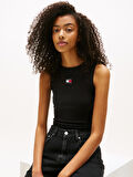 TOMMY HILFIGER Kadın  Siyah T-Shirt DW0DW20896 BDS