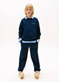 Tommy Hilfiger Baskılı Lacivert Erkek Çocuk Eşofman Takımı KS0KS00664C1G