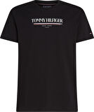 TOMMY HILFIGER Erkek  Siyah T-Shirt MW0MW40324 BDS