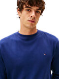 Tommy Hilfiger Erkek Mavi Waffle Sweatshirt UM0UM03620