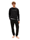 Tommy Hilfiger Erkek Siyah Sweatshirt UM0UM03666 
