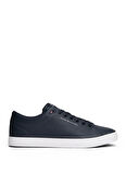 Tommy Hilfiger Lacivert Erkek Sneaker TH HI VULC CORE LOW LTH II ESS