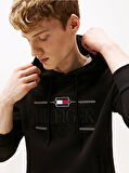 Tommy Hilfiger ICON HILFIGER HOODIE Erkek Siyah Kazak MW0MW39586BDS
