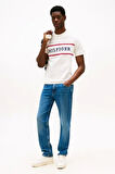 Tommy Hilfiger Erkek Americana Renk Bloklu Sarı T-shirt MW0MW39845Z00