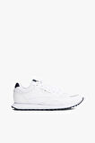 Erkek Dokulu Panelli Runner Sneaker - Beyaz | 41