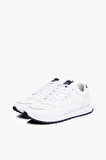 Erkek Dokulu Panelli Runner Sneaker - Beyaz | 43