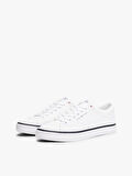 Tommy Hilfiger TH HI VULC CORE LOW II MESH Erkek Beyaz Sneaker FM0FM05513YBS