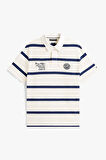 Tommy Hilfiger Erkek Kısa Kollu Klasik Kesim Rugby Mavi T-shirt MW0MW395650A4