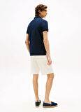 Tommy Hilfiger Mavi Erkek Polo T-Shirt MW0MW39836DW5_HILFIGER FLAG REG POL